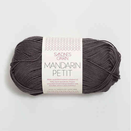 Sandnes Garn, Mandarin Petit 50 g, tumman harmaa, 5870