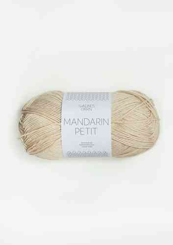 Sandnes Garn, Mandarin Petit 50 g, Mantelin valkoinen, 3011