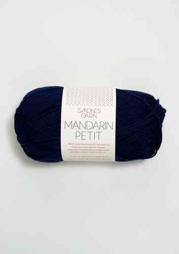 Sandnes Garn, Mandarin Petit 50 g, laivastonsininen, 6073