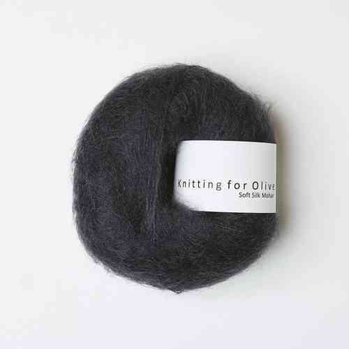 Knitting for Olive Soft Silk Mohair 25 g, Midnight