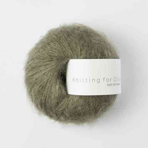 Knitting for Olive Soft Silk Mohair 25 g, Dusty olive