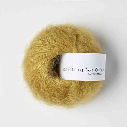 Knitting for Olive Soft Silk Mohair 25 g, Dusty Honey
