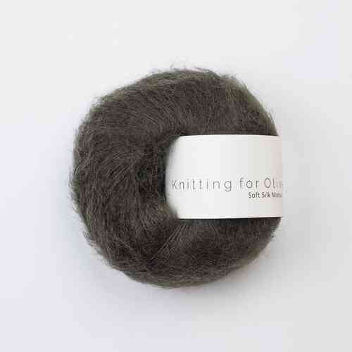Knitting for Olive Soft Silk Mohair 25 g, Brown Bear
