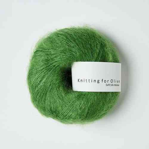 Knitting for Olive Soft Silk Mohair 25 g, Clover green