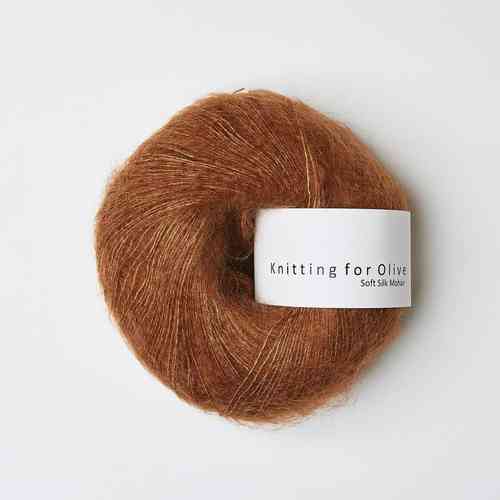 Knitting for Olive Soft Silk Mohair 25 g, Copper