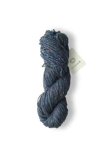 Isager Aran Tweed 100 g, Blue