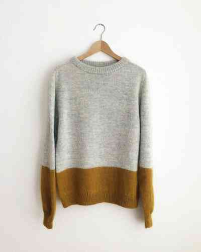 PetiteKnit, Contrast Sweater- neuleohje