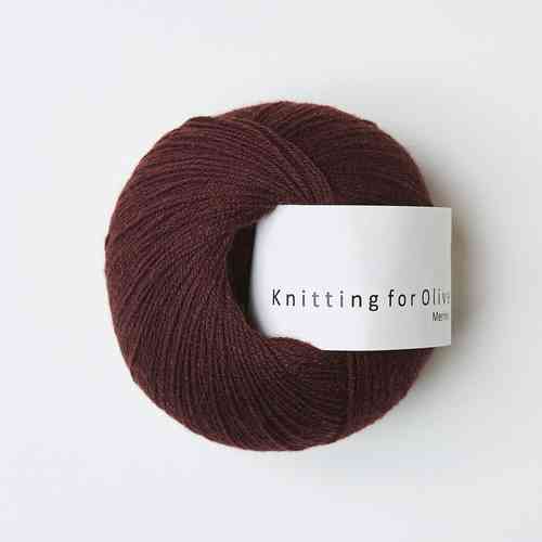 Knitting for Olive Merino 50 g, Bordeaux