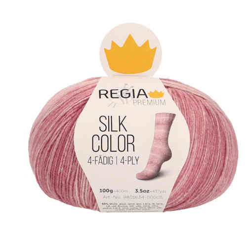 Regia Premium 4 silk color, 100 g, Rose, 00031
