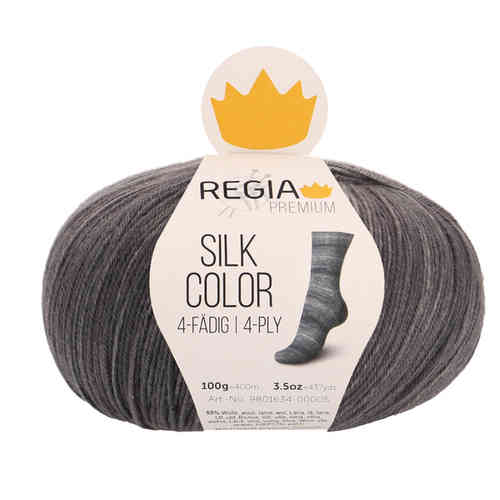 Regia Premium 4 silk color, 100 g, Black, 00099