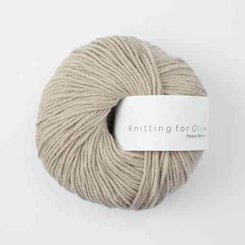 Knitting for Olive Heavy Merino 50 g, Mushroom Rose