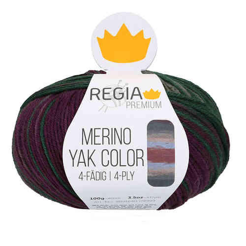 Regia Premium Merino Yak Color 100 g, Vuoristo 08506