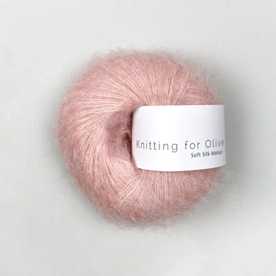 Knitting for Olive Soft Silk Mohair 25 g, Poppy Rose