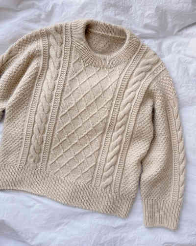 PetiteKnit,  Moby Sweater- neuleohje