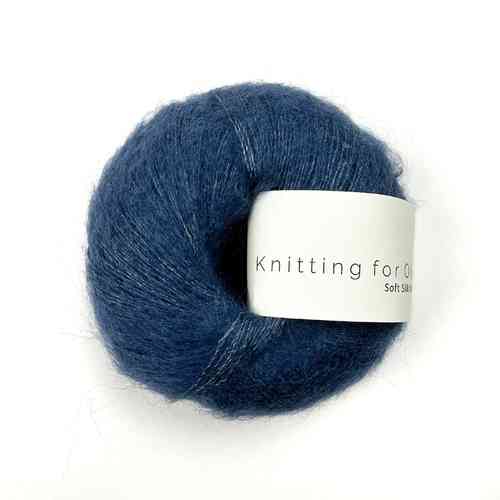Knitting for Olive Soft Silk Mohair 25 g, Blue Tit
