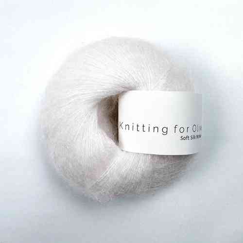 Knitting for Olive Soft Silk Mohair 25 g, Snowflake