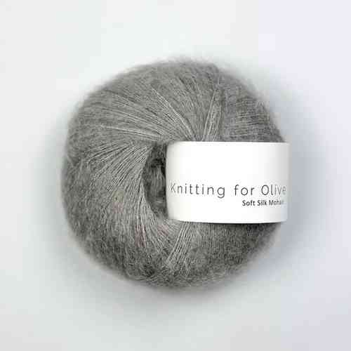 Knitting for Olive Soft Silk Mohair 25 g, Rainy Day