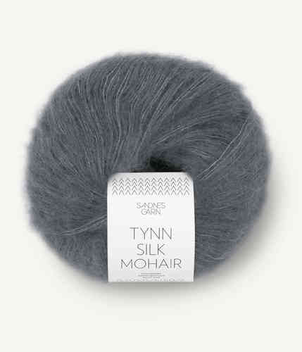 Sandnes Garn Silk Mohair 25 g, Teräksenharmaa 6707