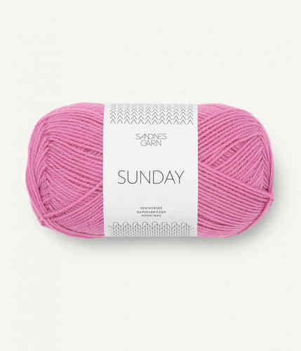 Sandnes Garn, Sunday 50 g,  Shocking Pink 4626