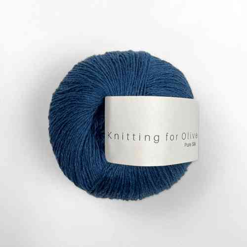 Knitting for Olive Pure Silk 50 g, Blue Tit