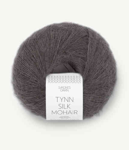 Sandnes Garn Silk Mohair 25 g, Bristol Black 3800